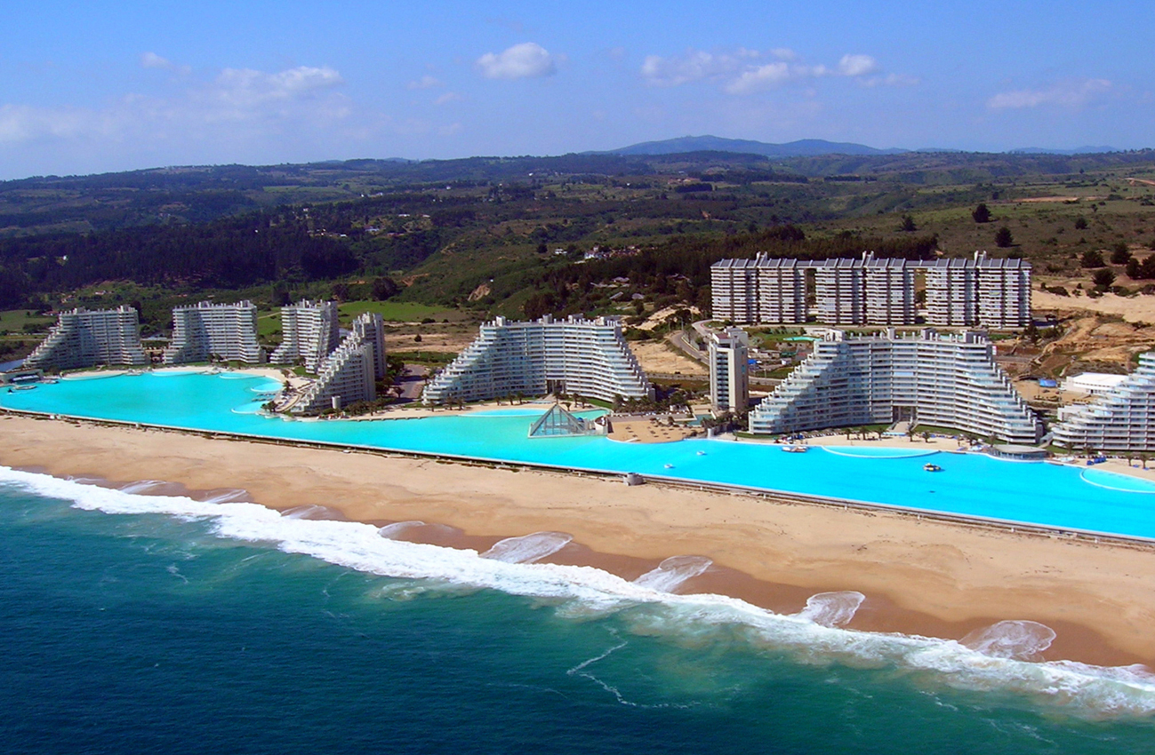 The San Alfonso del Mar Seawater Pool in Algarrobo, Chile